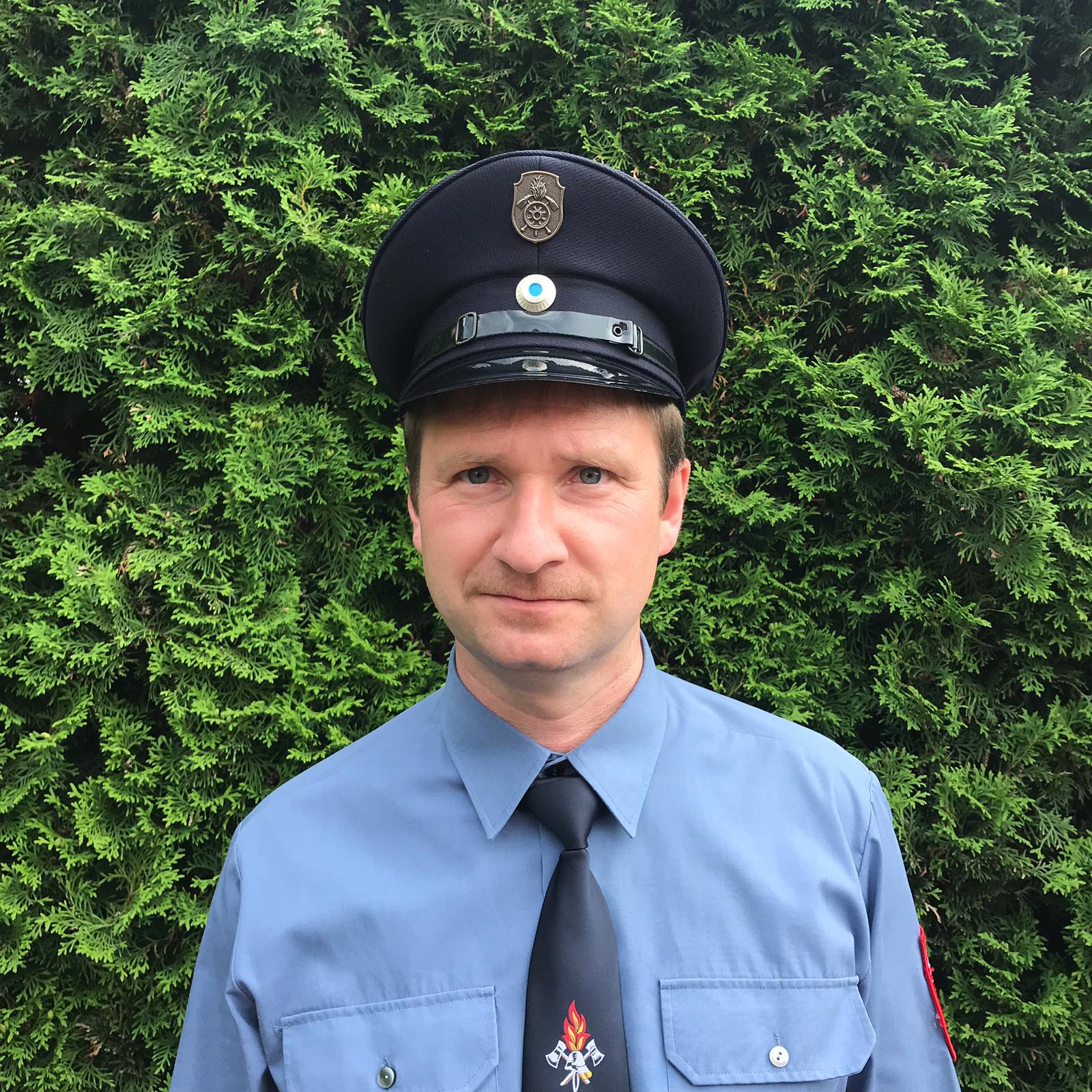 2. Vorsitzender, Vorstand Ulrich Grüner der Freiwilligen Feuerwehr Poppendorf im Ahorntal, Landkreis Bayreuth